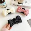 Tie Grab Shark Clip Curly Hair Clip Back Head Headdress Hair Accessories Grab Clip Cute Fashion Women Creative Double-sided Bow