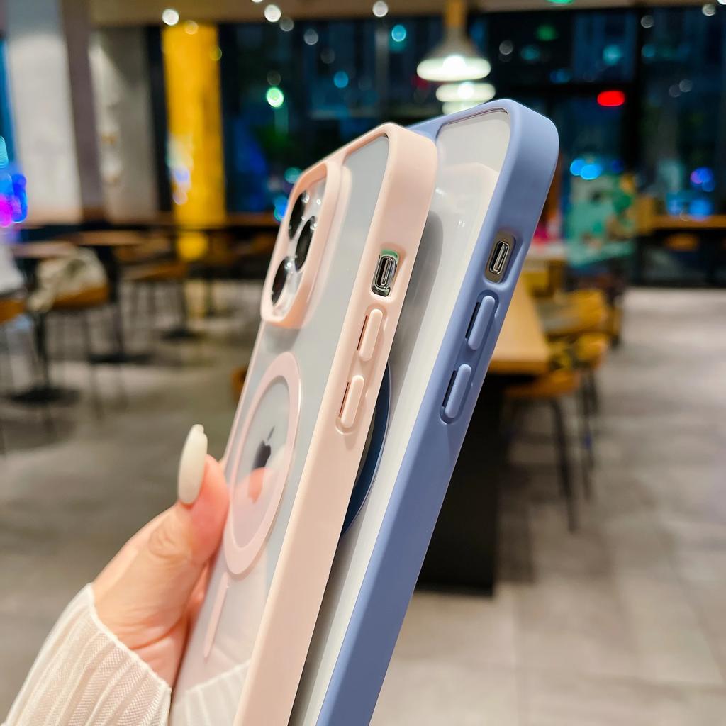 Luxury For Magsafe Ultra Case For iPhone15 13 12 11 14 Pro Max Plus Magnetic Wireless Charge Soft Bumper Cover Phone Accessories