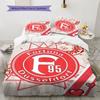 Fortuna Düsseldorf Bedding Quilt Set Quilt Cover Pillowcase Home Decoration Birthday Gift (1 * Duvet Cover + 2 * Pillowcase, Without Core)