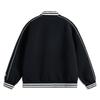 Li-Ning Loose Letter Cardigan Long Sleeve American Style Retro Casual Versatile Baseball Jacket Men Jacket Black AWDUF67-6