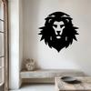 Lion Head Metal Wall Art Statue Rust Resistant Garden Fence Decor For Living Room Christmas Father Day Gift