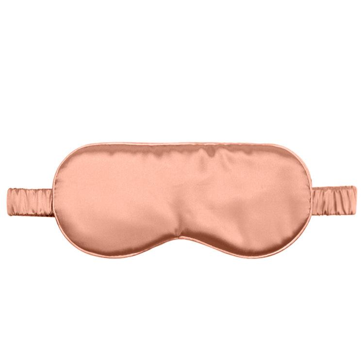 Mulberry silk eye mask custom embroidery printing sleep shading eye mask silk