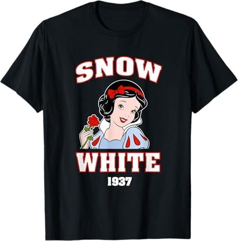 Princess Snow White 1937 Black TShirt S