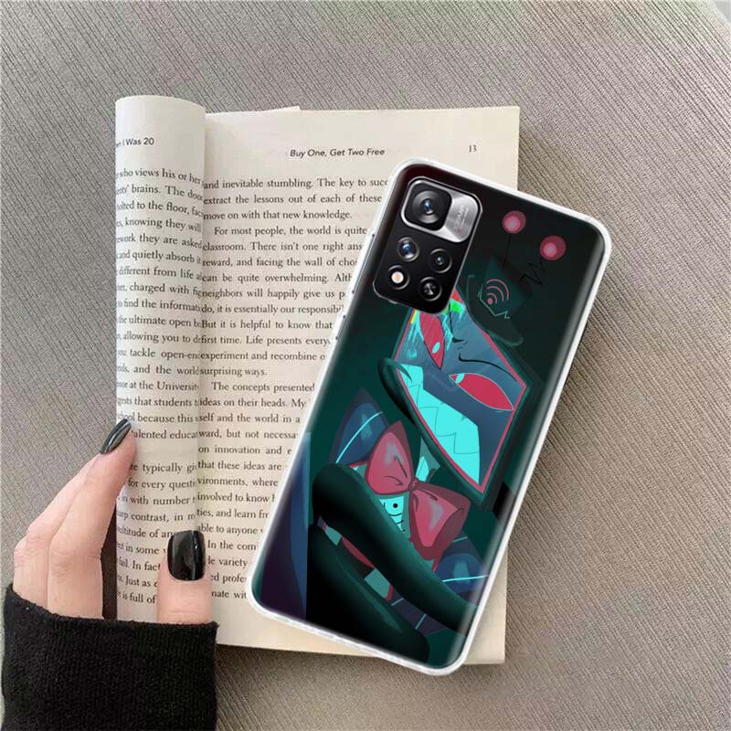 

H-Hazbin Vox Phone Case For Xiaomi Redmi Note 11 12 14 13 Pro Plus 5G 14S 4G 12S 10 10S 11T Pro 11S 11E Coque Fundas TPU Redmi Note 13 5G