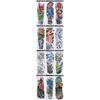 12pcs Fake Tattoo Sticker Temporary Waterproof Sweatproof Unisex Full Arm Tattoos Stickers