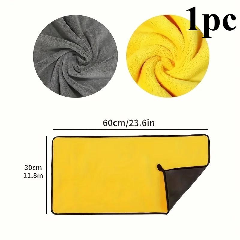 Ultra Absorbent Extra Large Microfiber Car Towel - Super Absorbent,Quick-Dry for Cleaning & Detailing| Automotive Care Accessory