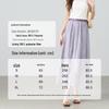 Elegant Embroidered A-Line Pleated Midi Skirt