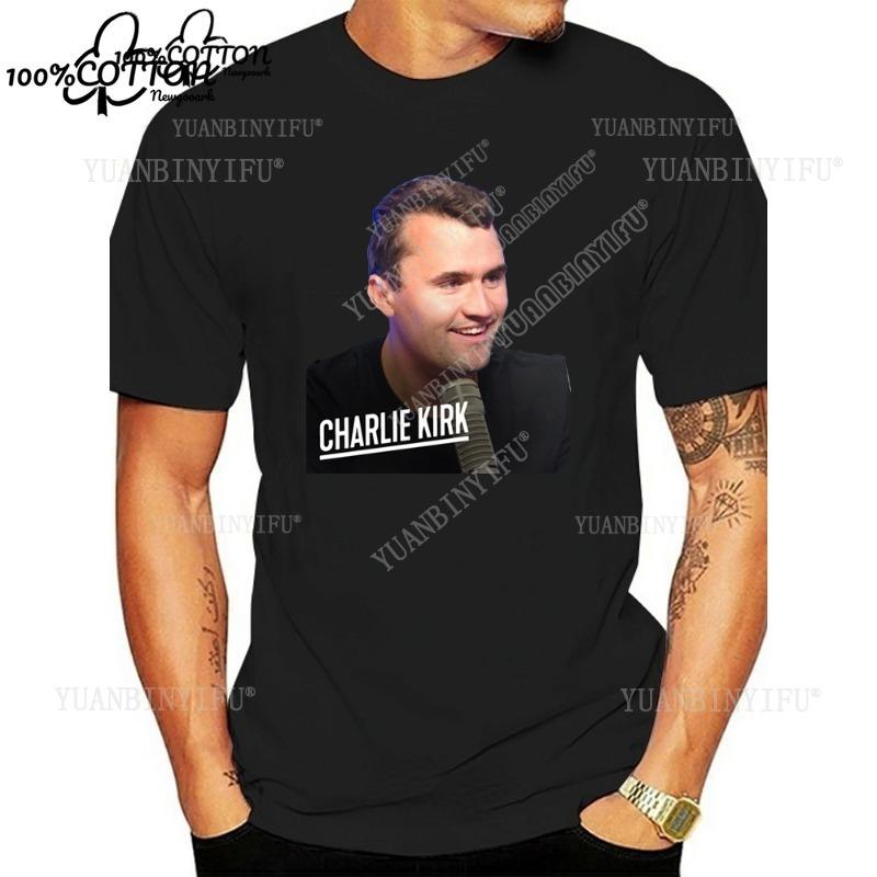 Heißer Stil Lässig FREEDOM Charlie Kirk Bedrucktes T-Shirt Locker 100% Baumwolle Freizeit Unisex Shirt Heißes Produkt S-6XL