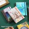 A5I High-Value Student Oil Painting Notebook: B5 Side-Flip with Horizontal Lines and Blank Pages