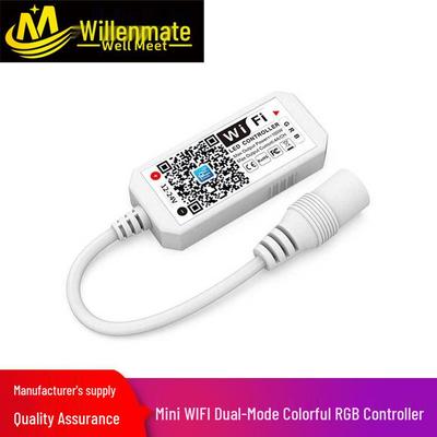 Mini RF Drahtlose Fernbedienung: Dual-Modus Wi-Fi RGB LED Smart Dimm-Controller