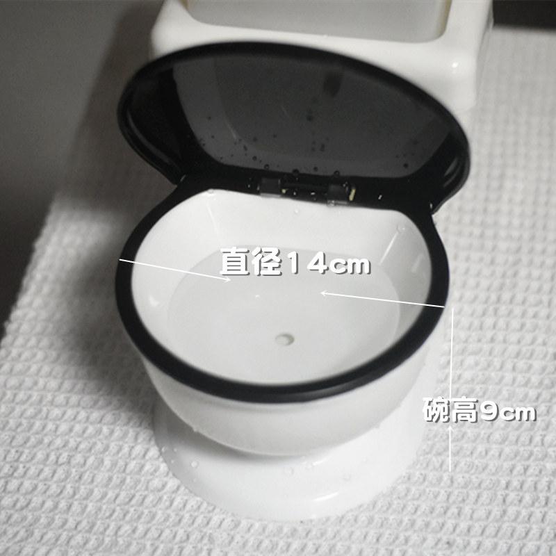 Toilet-Shaped Cat Water Dispenser, Large Automatic Gravity Pet Water Bowl, Funny Viral No-Electric Water Fountain for Cats Small Dogs