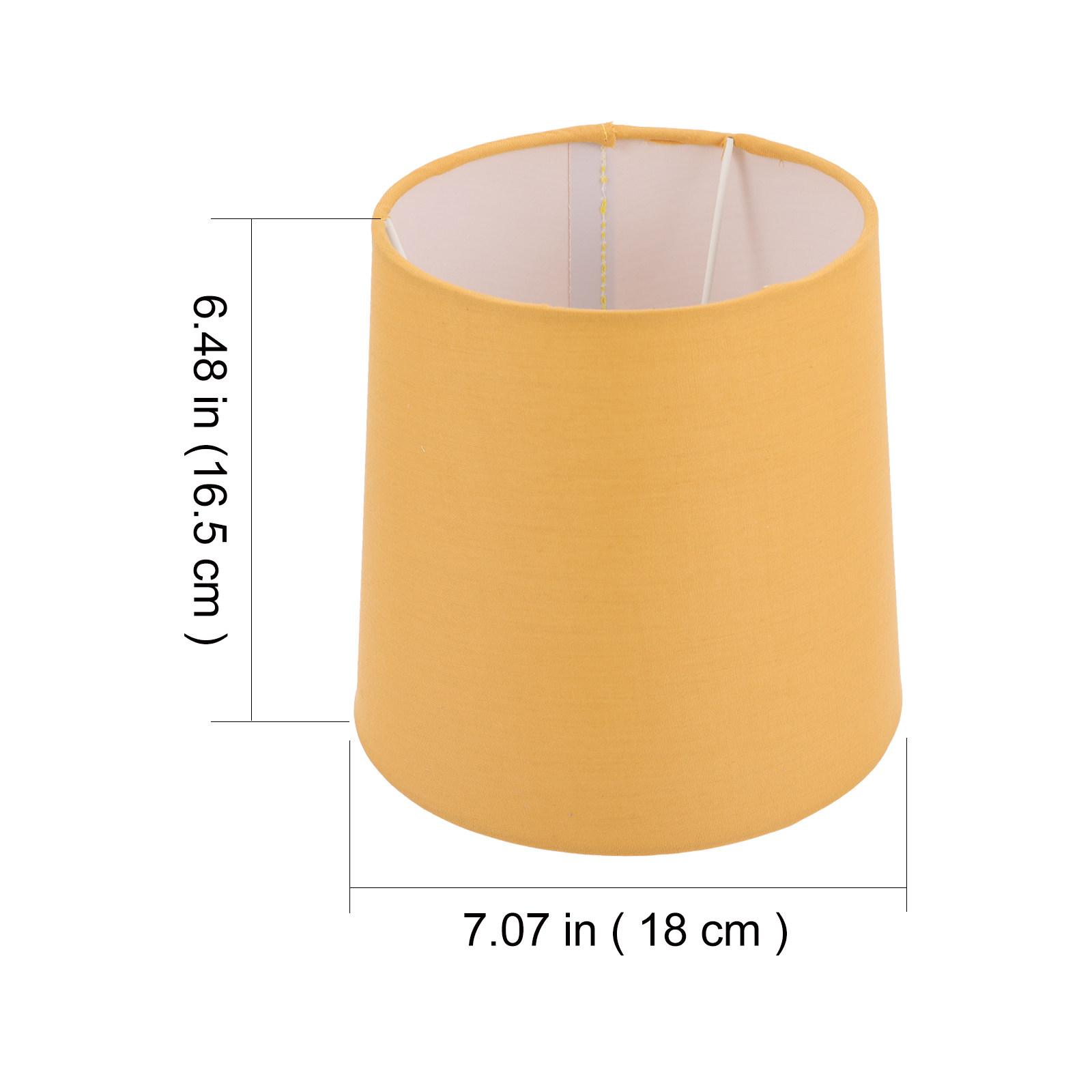 

Simple Cone Lamp Shade Cover Cloth for Desk Bedside Table Lamp Home Hotel Replacement Soft Light Table Shade Cloth Lampshade жовтий
