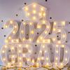Graduation Season Party Decorations, Graduate GRAD Letter Lights, Bachelor Hats To Celebrate Graduation Party Decoration Lights
