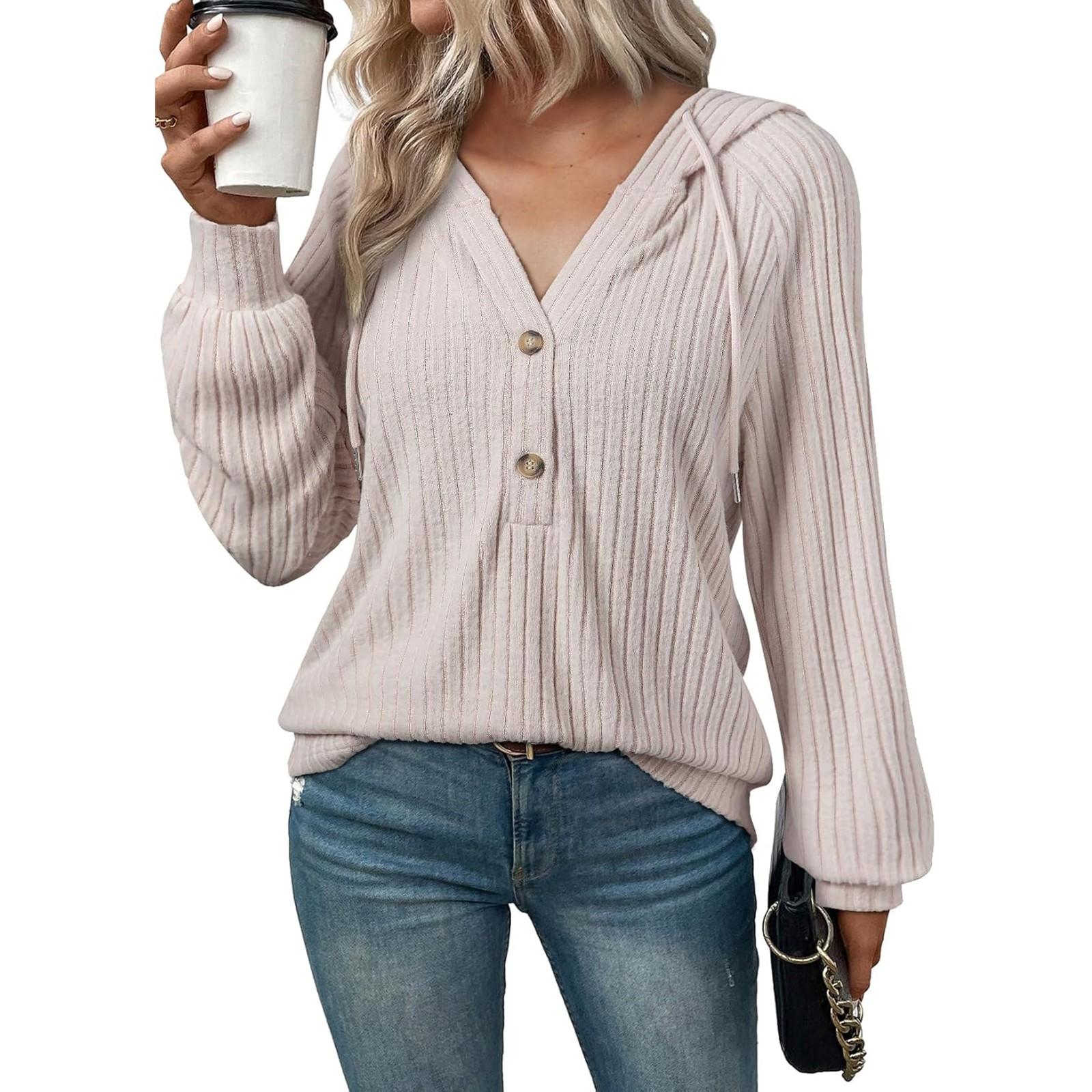 

Топы для женщин, пуловеры с длинными рукавами, повседневные рубашки, топ XS хаки