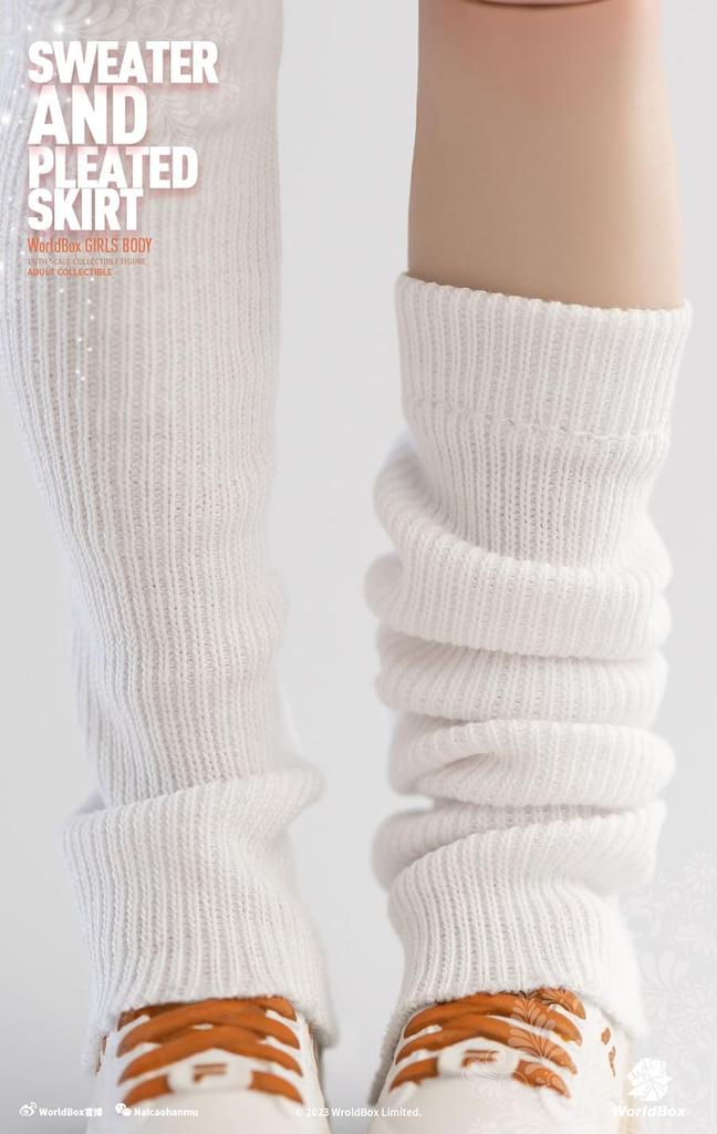 Accessories for for TBLeague and Other Elementary Bodies Worldbox CA010 Winter Bishoujo Clothes Skirt Stockings Socks and Sports Shoes Set Not Include