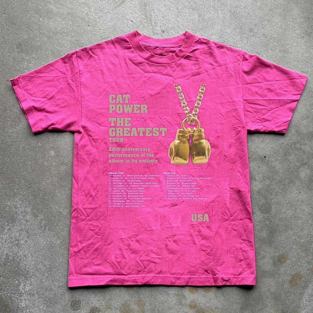 Cat Power Announces The Greatest Tour T Shirt Full Size S-5XL BL2169 XXL