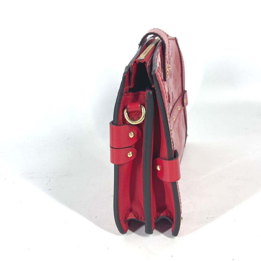 Louis Vuitton M54181 MonogramVernis Petite Mar Clutch 2WAY Shoulder Bag