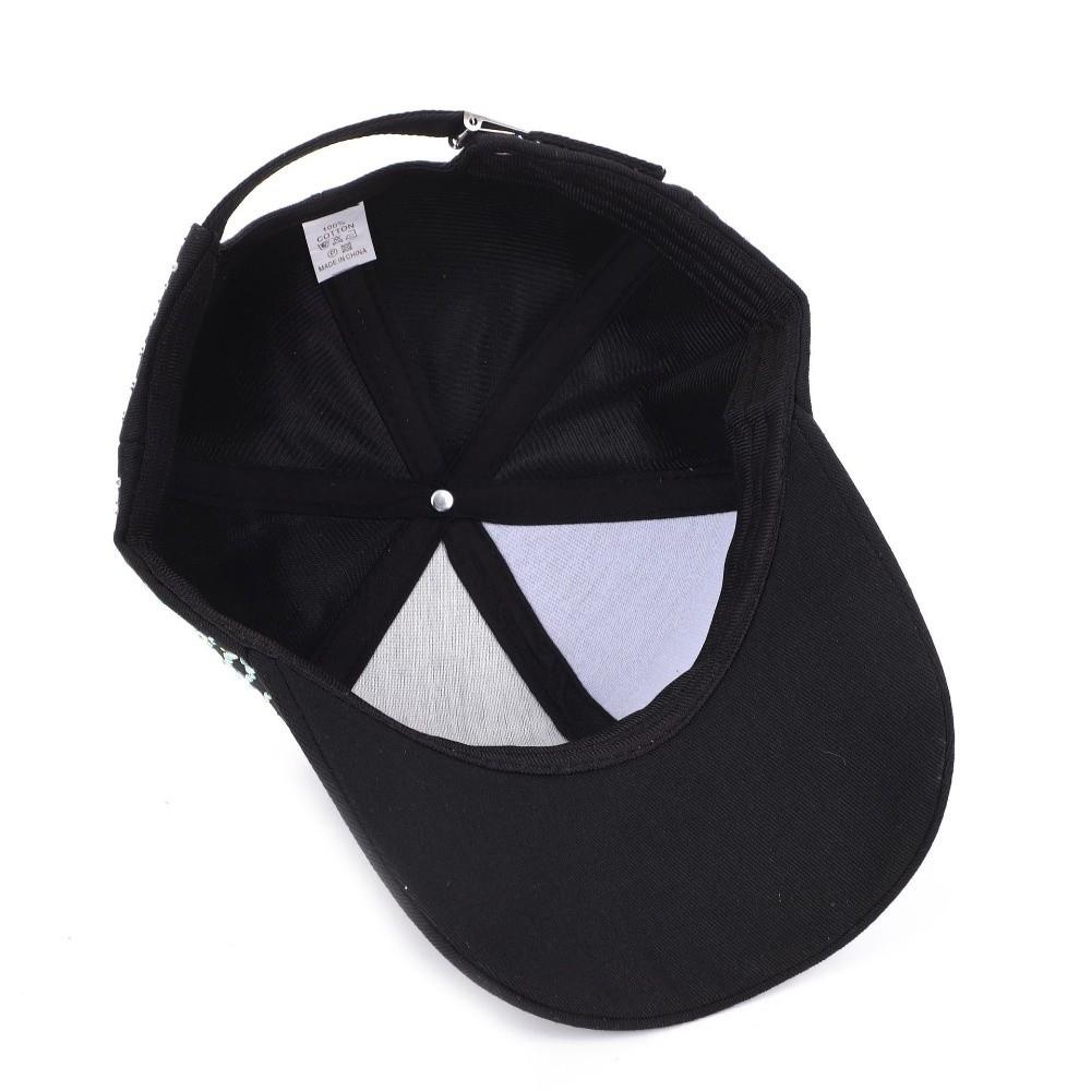 Breathable Baseball Cap Starry Sky Rhinestone Decorated Duck Tongue Hat Sun Protection Hat Unisex