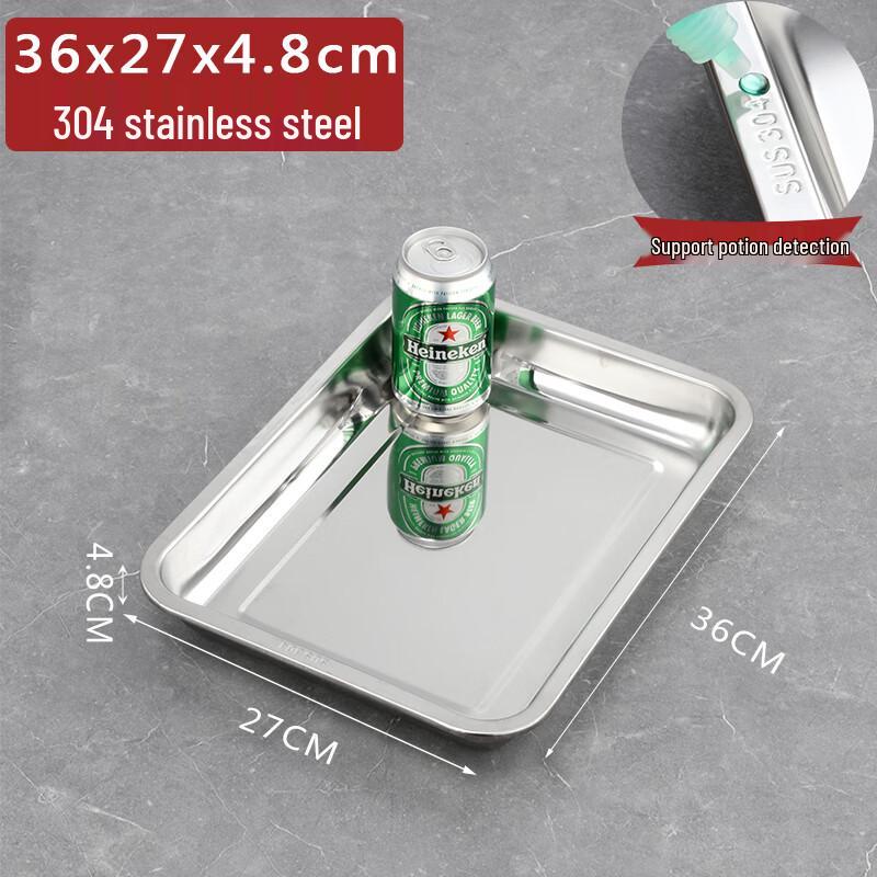 Kommersiell matbricka i rostfritt stål