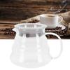 Glass Coffee Server Professional Glass Coffee Carafe Coffee Pot for Bar Kitchen Counter300ml