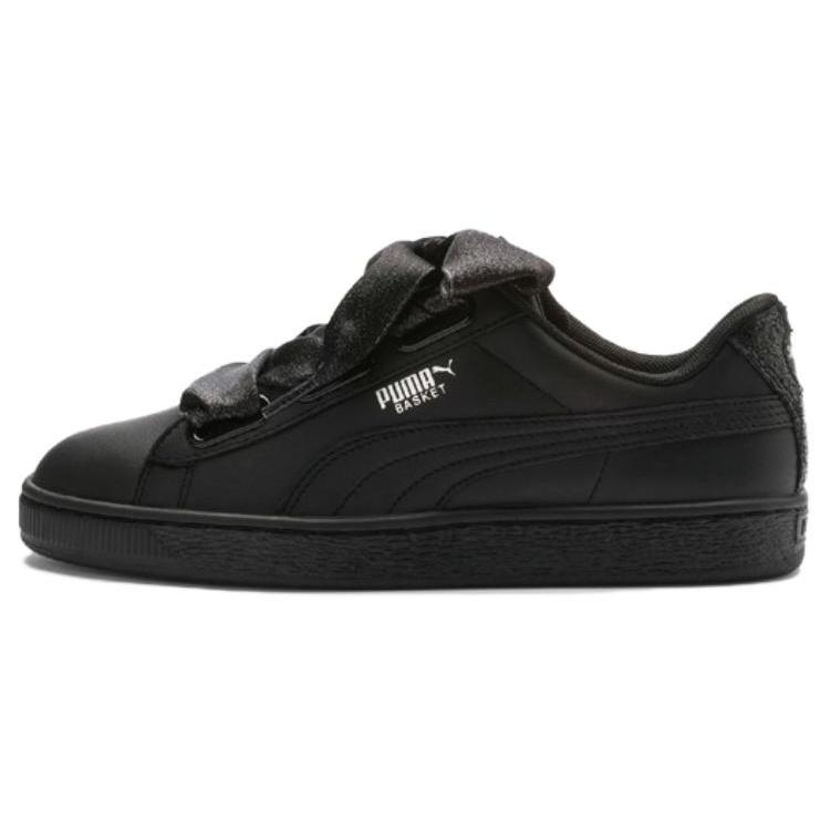 (WMNS) PUMA Basket Heart  Bio Hack - Black  Women s 369223-03 EU 35.5