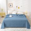 Soft Cozy 100% Cotton Throw Blanket Wide 100cm/150cm/180cm/200cm Plain Knitted Sofa Bed Cover Bedspreads Home Decor Thin Blanket