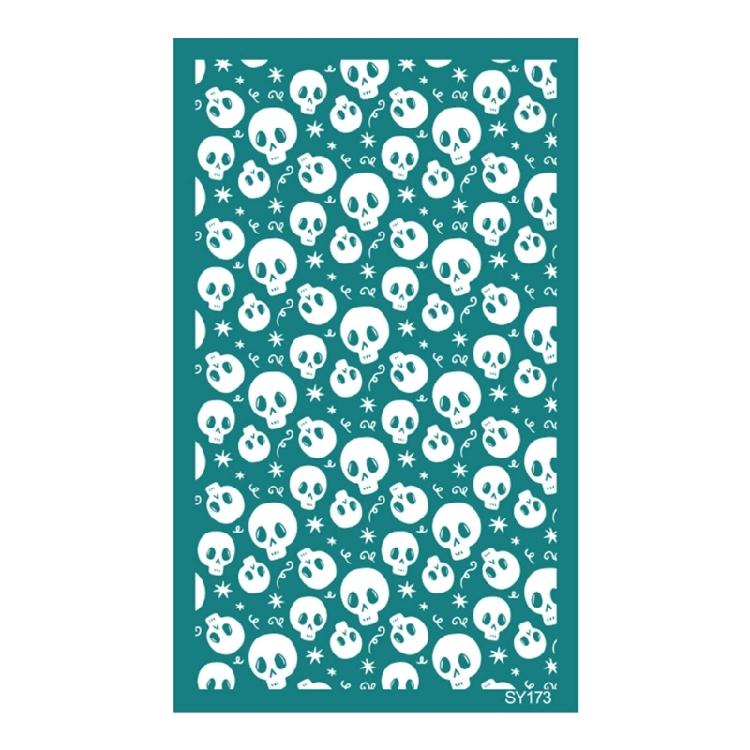 Halloween Themed Silkscreen Print Stencils for Clay Earrings Jewelry Making, Printing on Clay, Fabric