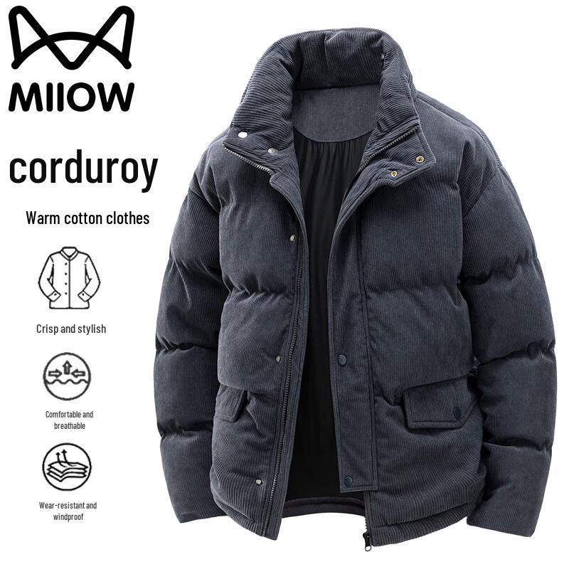 

Чоловіча зимова куртка MiiOW з вельвету з підкладкою M