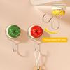 Suction Cup Wall Hook Reusable No Drill Hook with 180-degree Rotating Hook Design for Bathroom