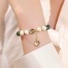 Freshwater Pearl Beaded Pendant Bracelet Fashion Temperament High-end Bracelet Niche Light Luxury Versatile Jewelry Women