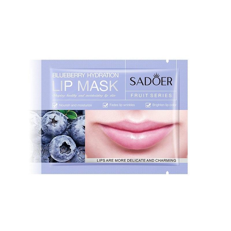 

SADOER Авокадо Черника Клубника Фруктовая серия Маска для губ Увлажняющая Blueberry-10PCS
