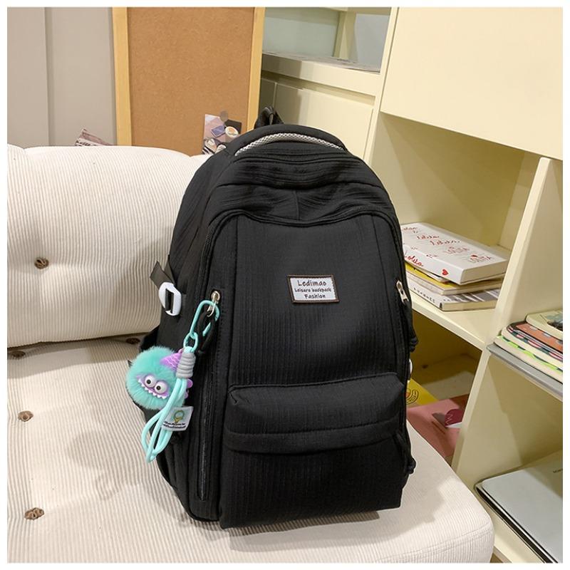 School Bag New High Value Fresh Sweet Candy Color Backpack Junior High School Students Lightweight Travel Backpack