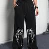 Sommer Herren und Damen Street Herz Print Gotischer Trend Schnelltrocknend Lässig Sport Bequem Hose