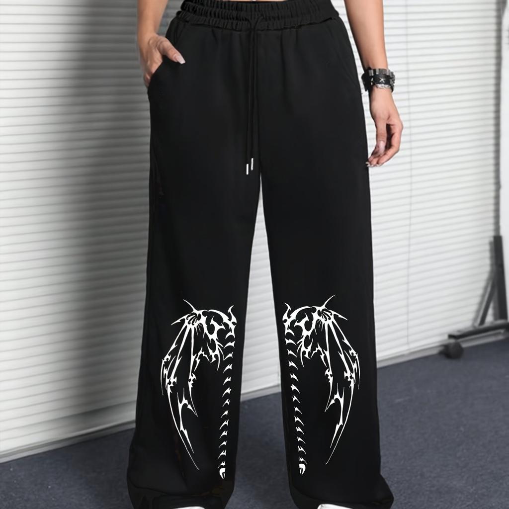 Sommer Herren und Damen Street Herz Print Gotischer Trend Schnelltrocknend Lässig Sport Bequem Hose