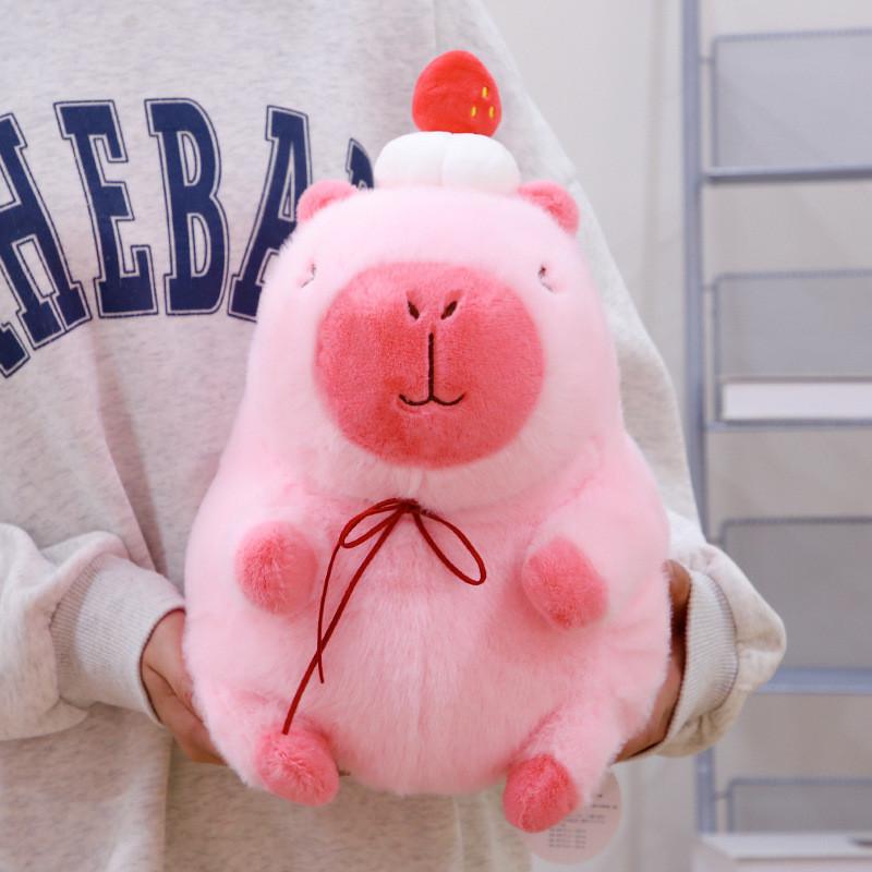 Adorable Capybara Plush Toy Authentic Stuffed Animal Soft Short Plush Pillow