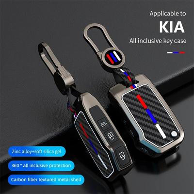 Étui pour clé télécommande de voiture, coque de protection pour KIA Sportage R GT Stinger GT Sorento Ceed CD Cerato Forte 20 18 2019, sac de voiture