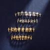 New Star Shape Braces Top and Bottom a Set Teeth Grillz Hip Hop Rap Tooth Grillzs CZ Decoration Jewelry