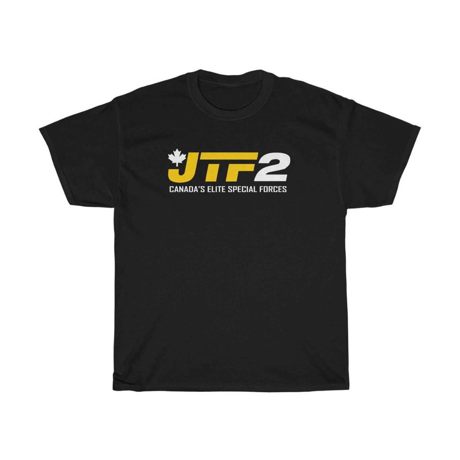 JTF2 Canada s Elite Special Forces Black T-Shirt 2XL