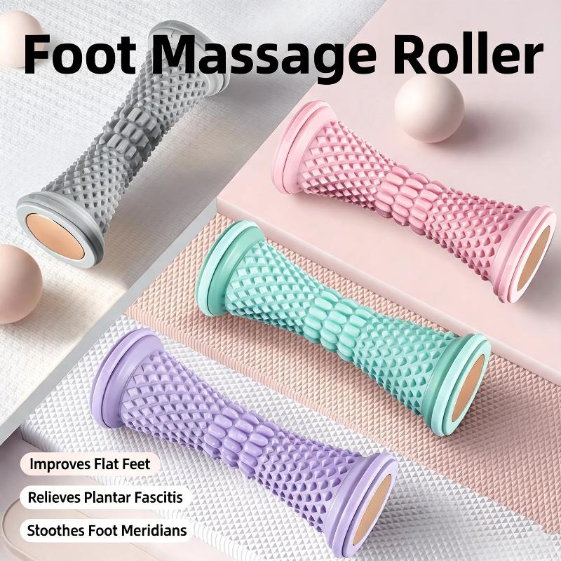 Pp Foot Massage Roller Textured Surface Deep Pain Relief For Home Use Workout Yoga Recovery
