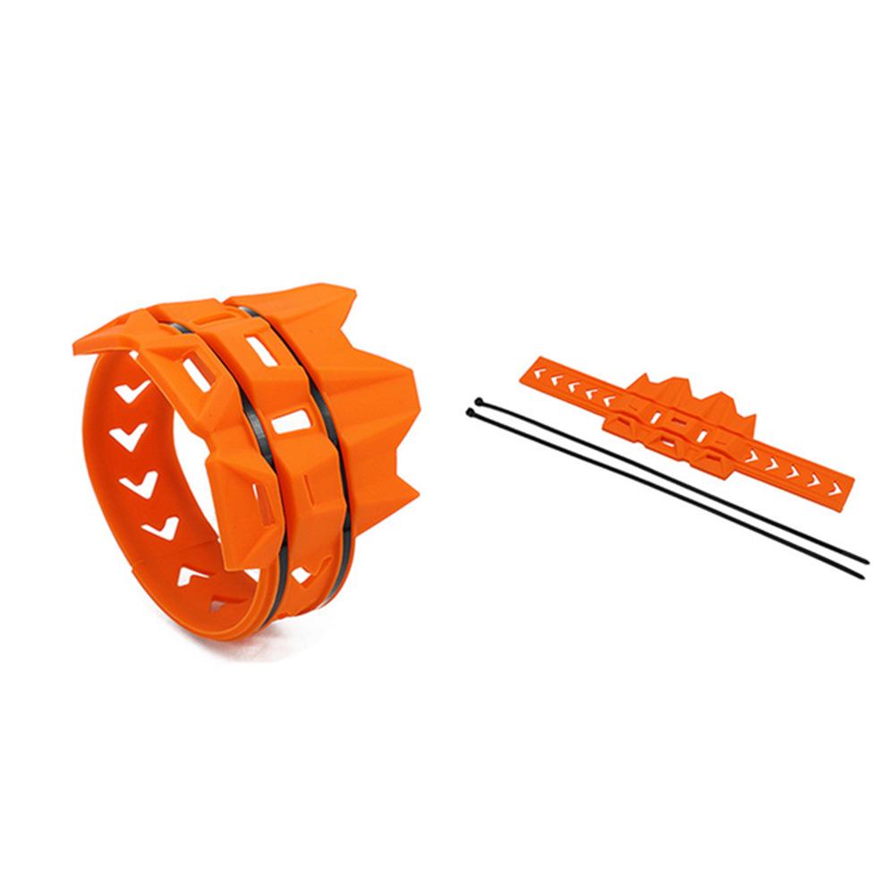 Universal Off-Road Motorcycle Silicone Heat-Resistant Exhaust Sleeve оранжевый
