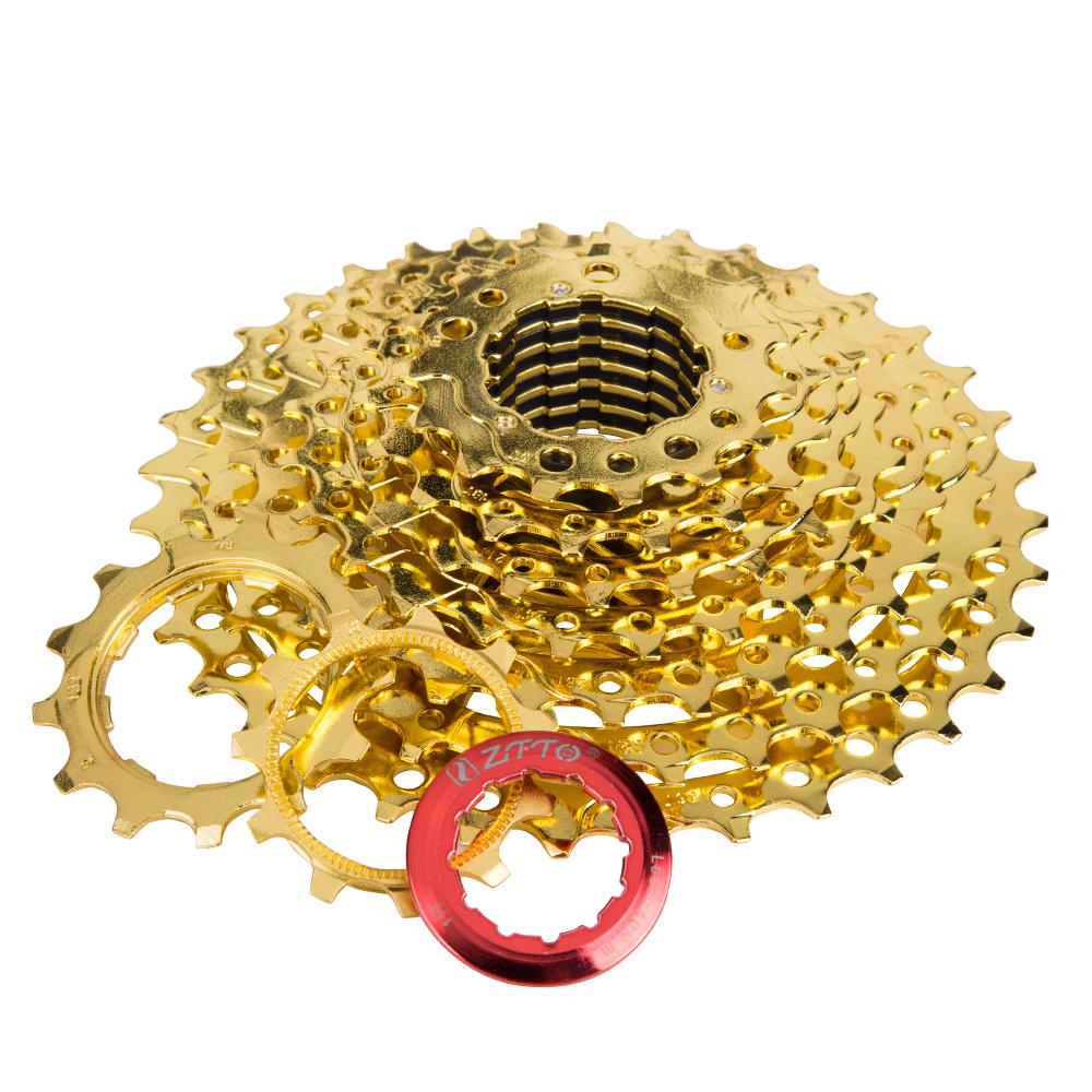ZTTO Gold Golden Bike 11 36T Cassette Sprocket Parts 9 10 Speed Optional