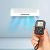 Temperature Display Universal Remote Control CR1111 Battery Mini Size AC Remote Control Portable Handle Thermometer Function