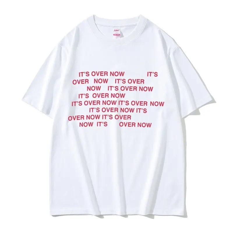 Alles, was ich wollte, ist jetzt vorbei Grafik-T-Shirt Herren Damen Mode Popmusik T-Shirts Männlich Lässig Übergroße T-Shirts