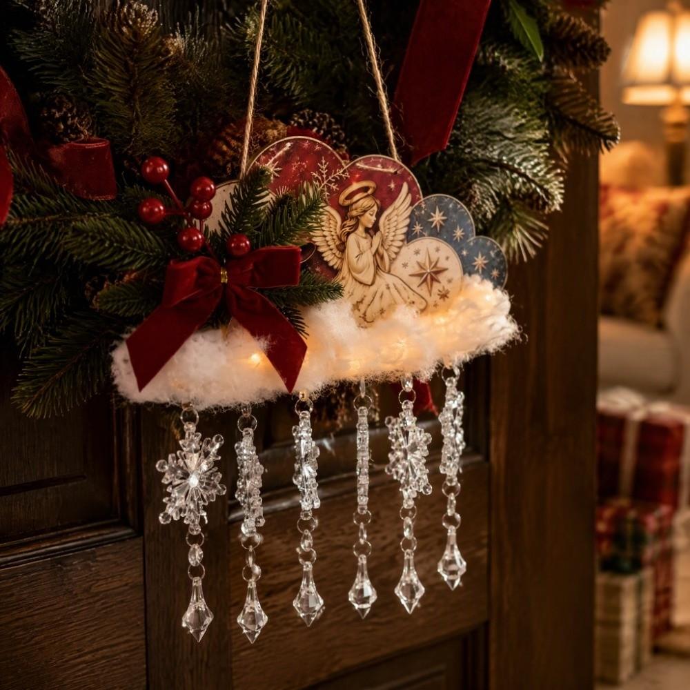 String of Lights Christmas Decoration Ornament Red Fruit Christmas Tree Decoration Night