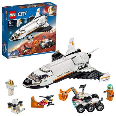 LEGO City Super Fast! Mars Rover Shuttle 60226 Building Blocks Toy for Boys