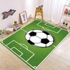 Football Field Pattern Carpet for Living Room Anti Slip Doormat  Suitable Bedroom Kids Play Area Sports Floor Mat for Home Decor