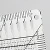 Clear Acrylic Patchwork Templates Ruler for Cutting Paper Fabric Quilting Sewing Craft