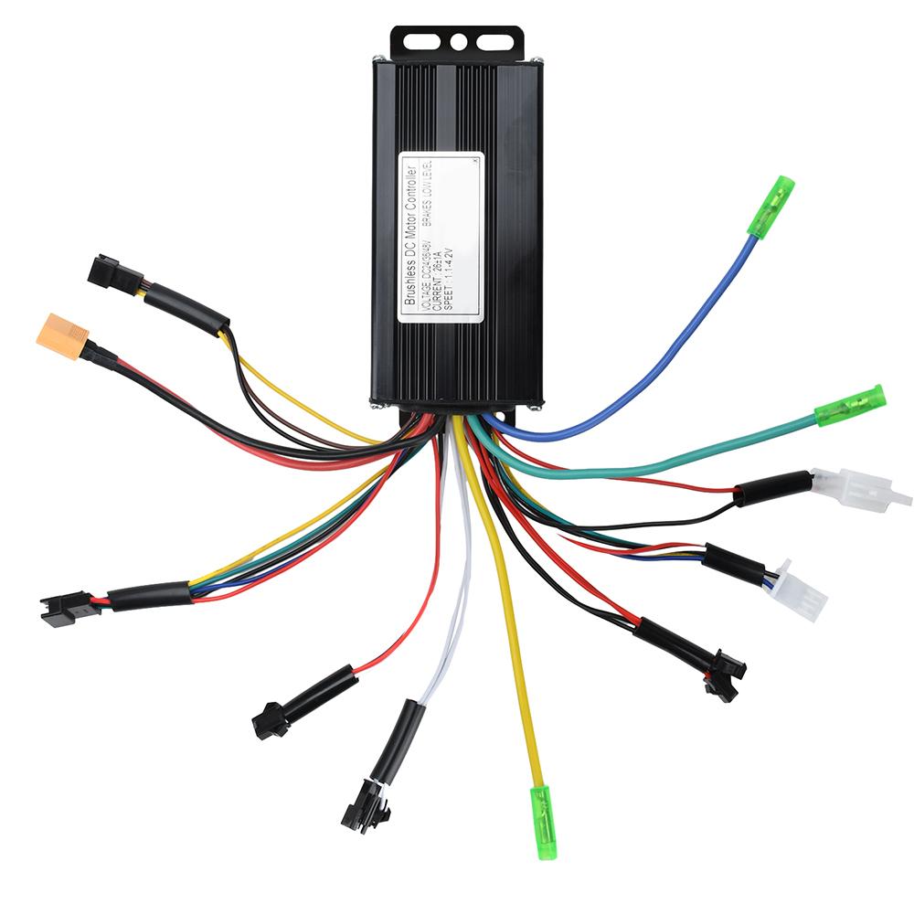 Controller Brushless a Onda Sinusoidale 26A 500/750W SM a Tre Modalità DC 24V/36/48V per Bicicletta Elettrica Triciclo Motocicletta Elettrica