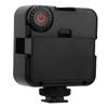 LED Camera Fill Light High Brightness 5600K LED Video Light with 3 Cold Shoe Mounts and Hot Shoe Base for Outdoor