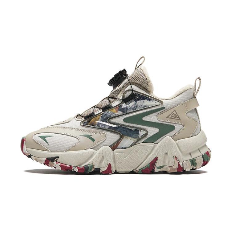 Anta Kids Summit 2.0 Wear-Resistant Mid-Top Casual Shoes Kids Casual Shoes Silk-Green 312246973H-14